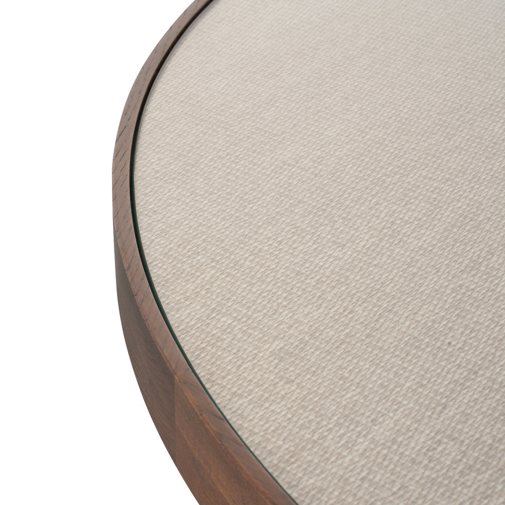 Table à manger Willox beige 130Ø including glass