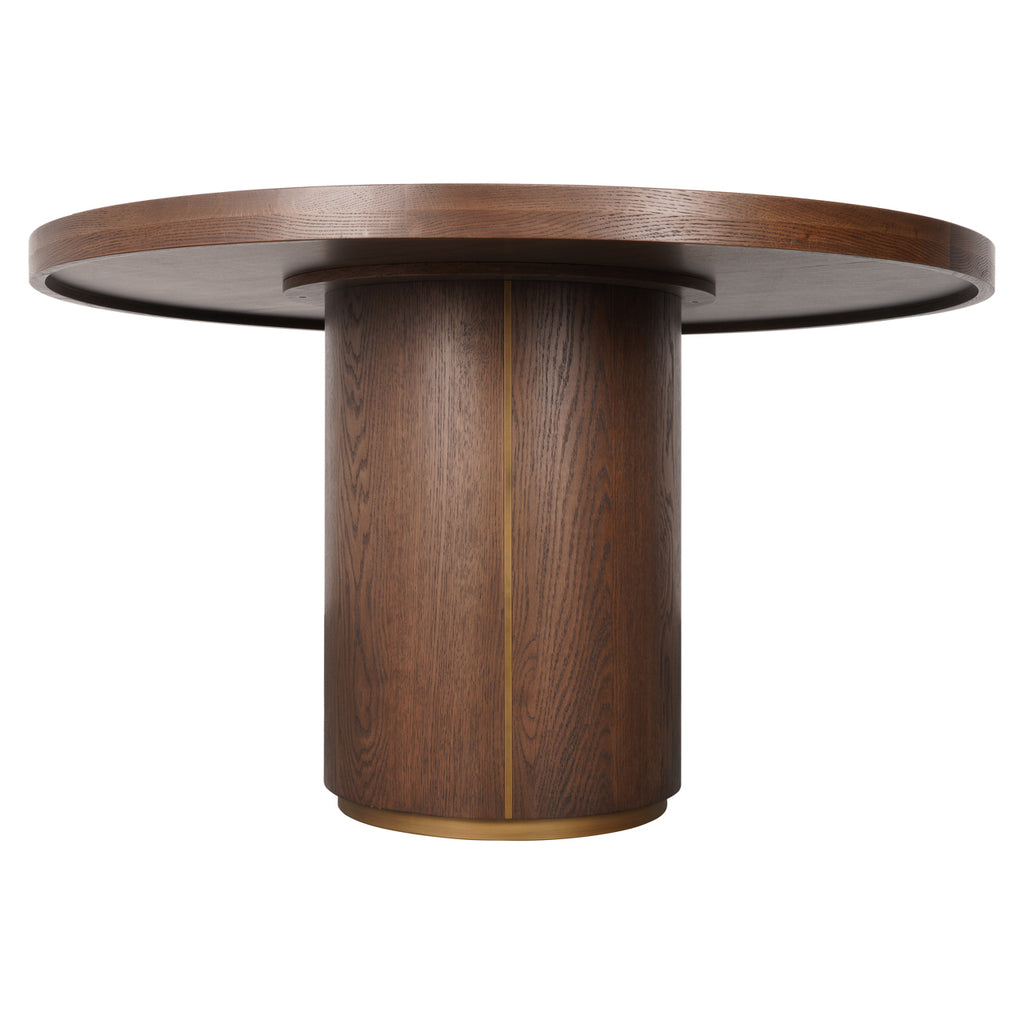 Table à manger Willox beige 130Ø including glass