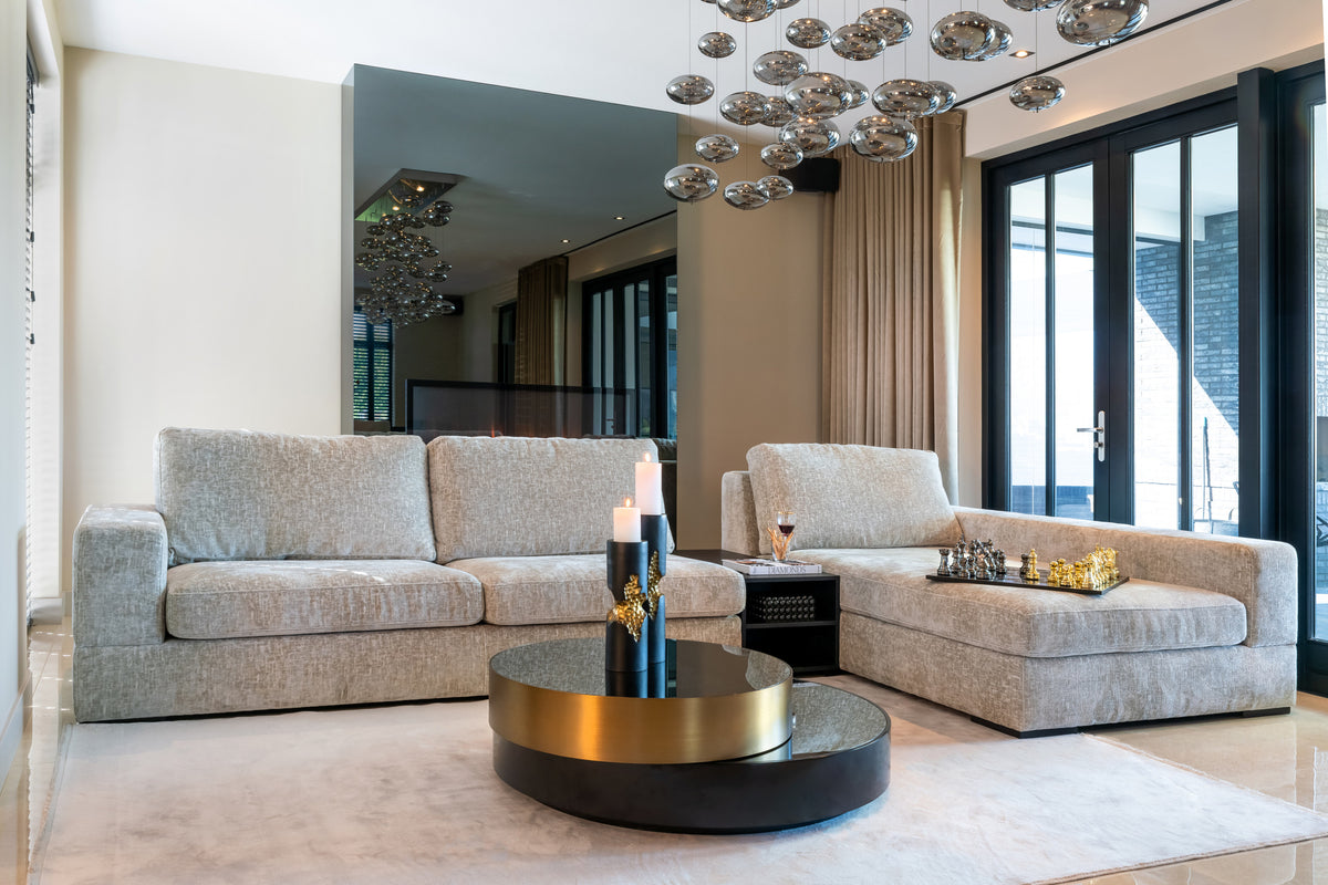 Table basse Alexander Jones black/gold (Slice)