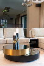 Table basse Alexander Jones black/gold (Slice)