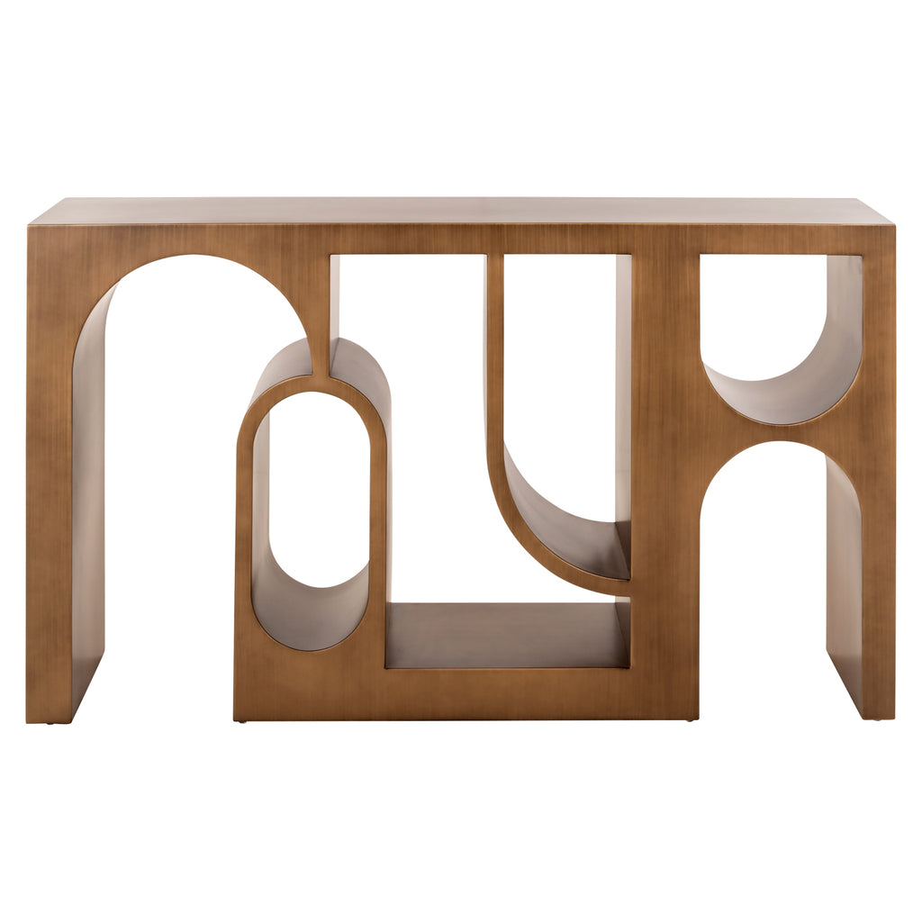 Console Alexander Jones brushed gold (Lugano)