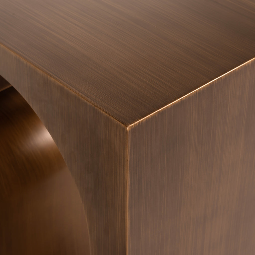 Console Alexander Jones brushed gold (Lugano)