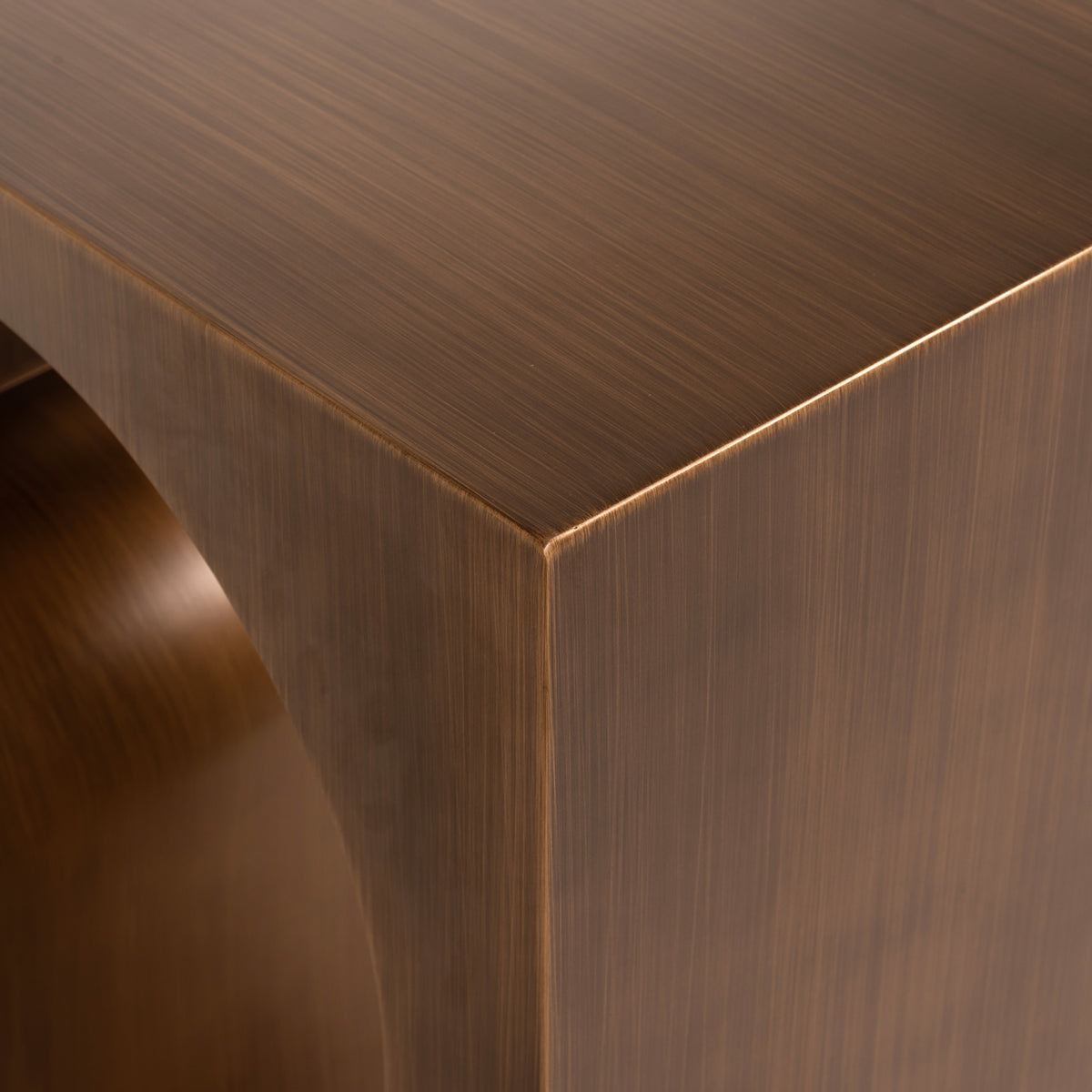 Console Alexander Jones brushed gold (Lugano)