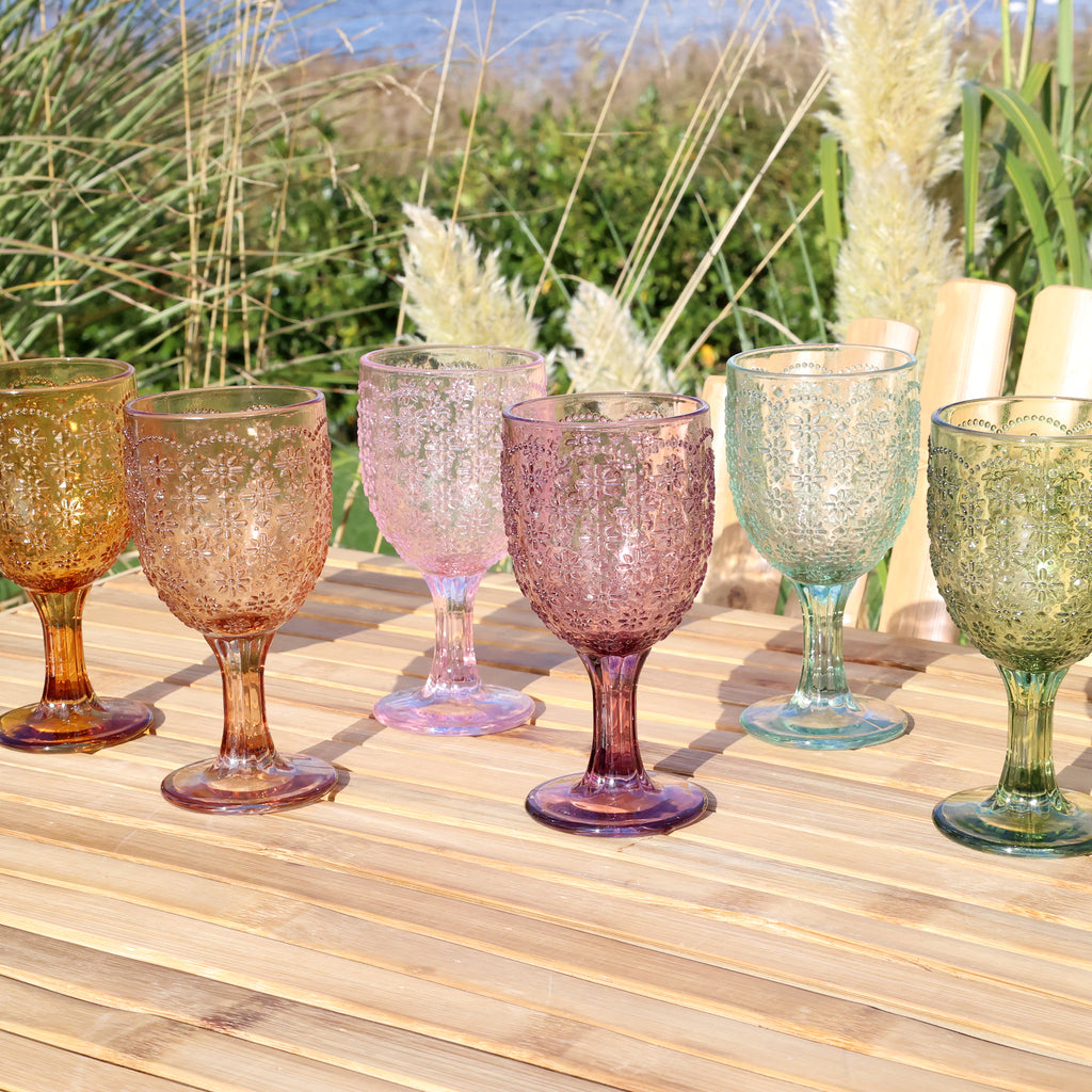 NÉRO - Saint-Émilion Verre à pied avec motif