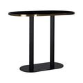 Table de bar Zenza black oval