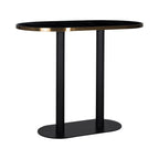 Table de bar Zenza black oval