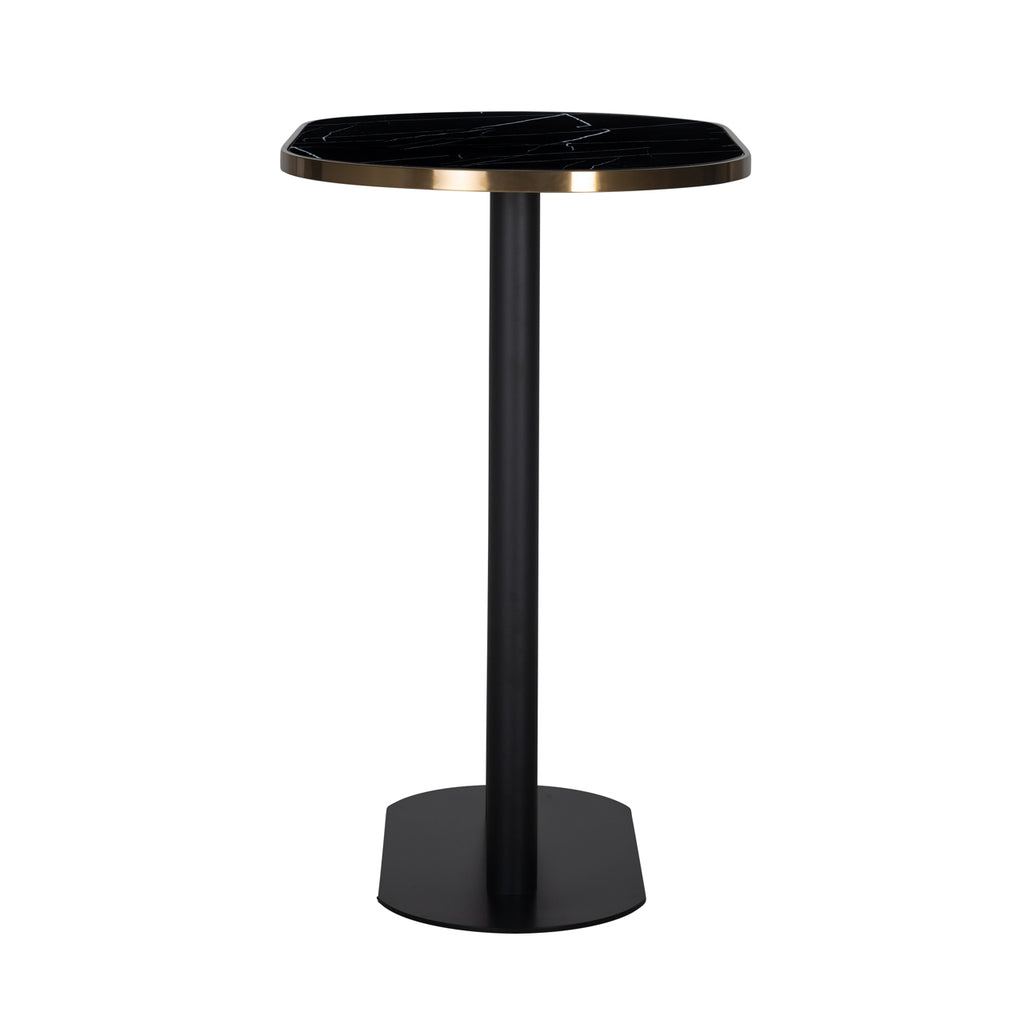 Table de bar Zenza black oval