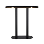 Table de bar Zenza black oval