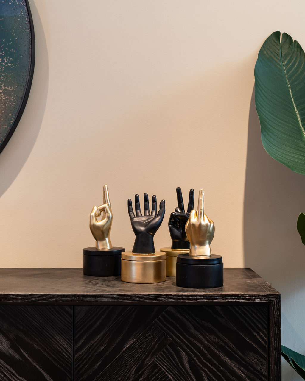 Buffet Blackbone Brass black rustic