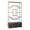 Vitrine Hunter black rustic