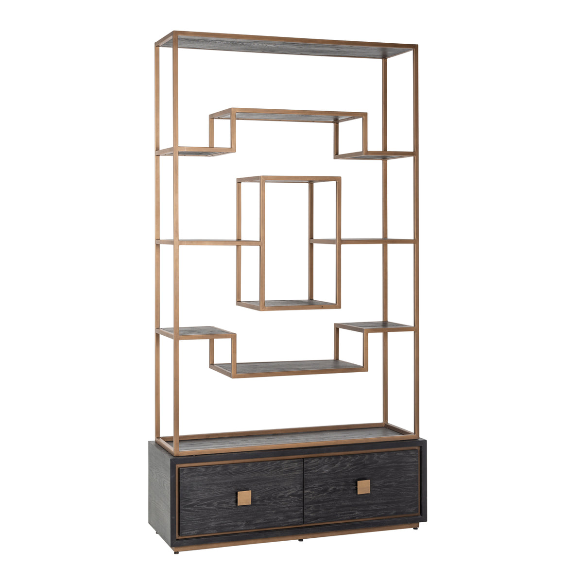 Vitrine Hunter black rustic