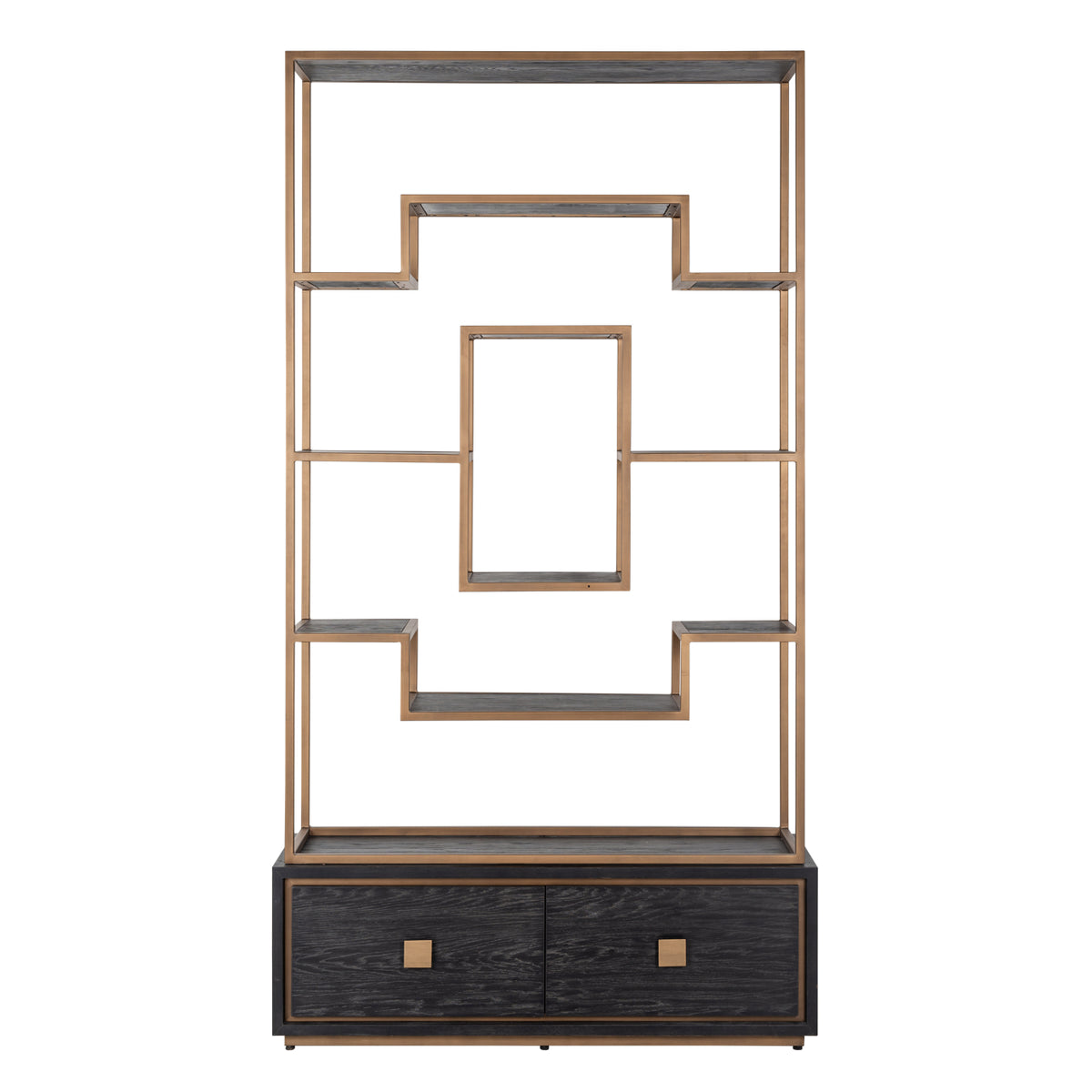 Vitrine Hunter black rustic