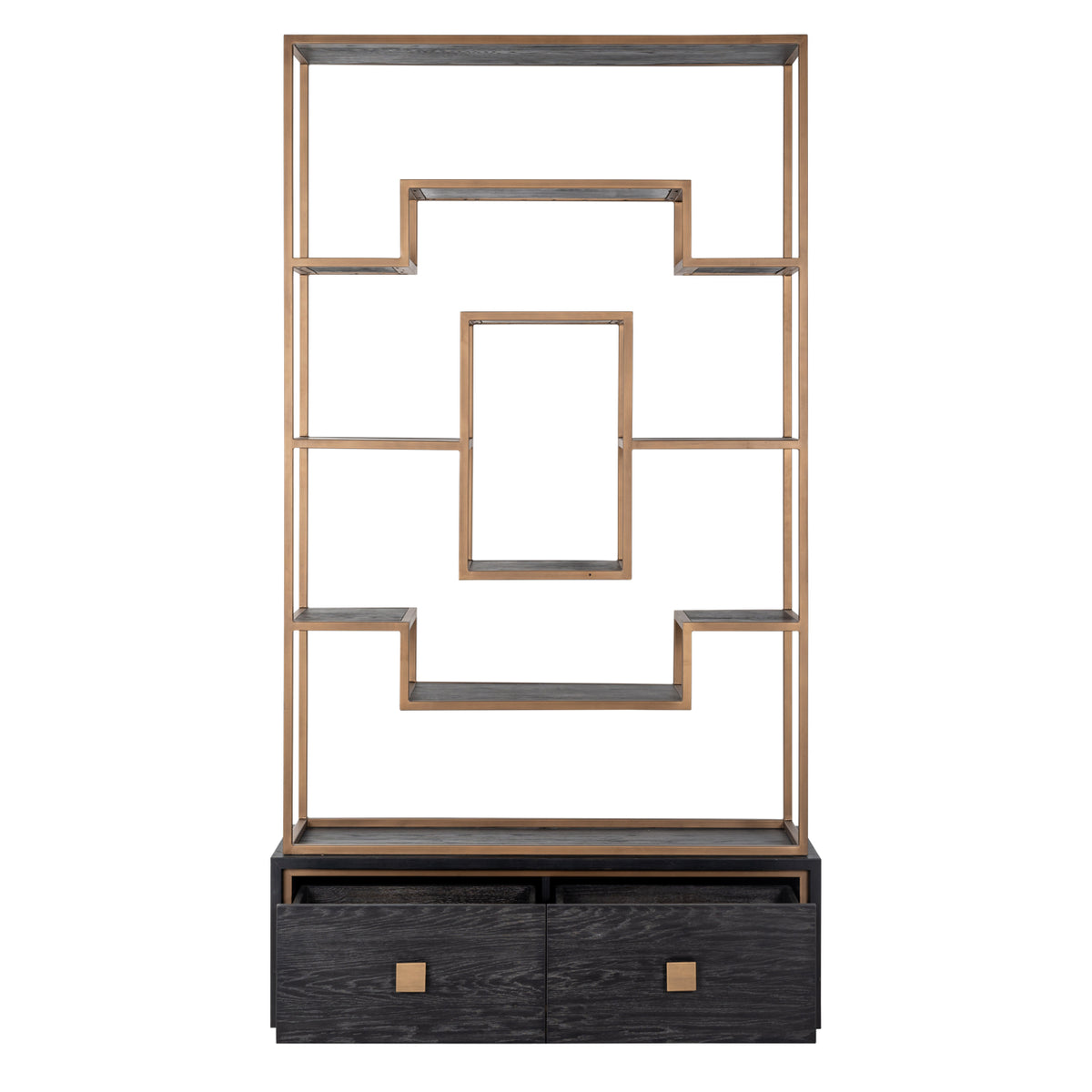 Vitrine Hunter black rustic