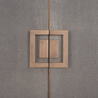 Armoire de rangement Bloomville brass shagreen