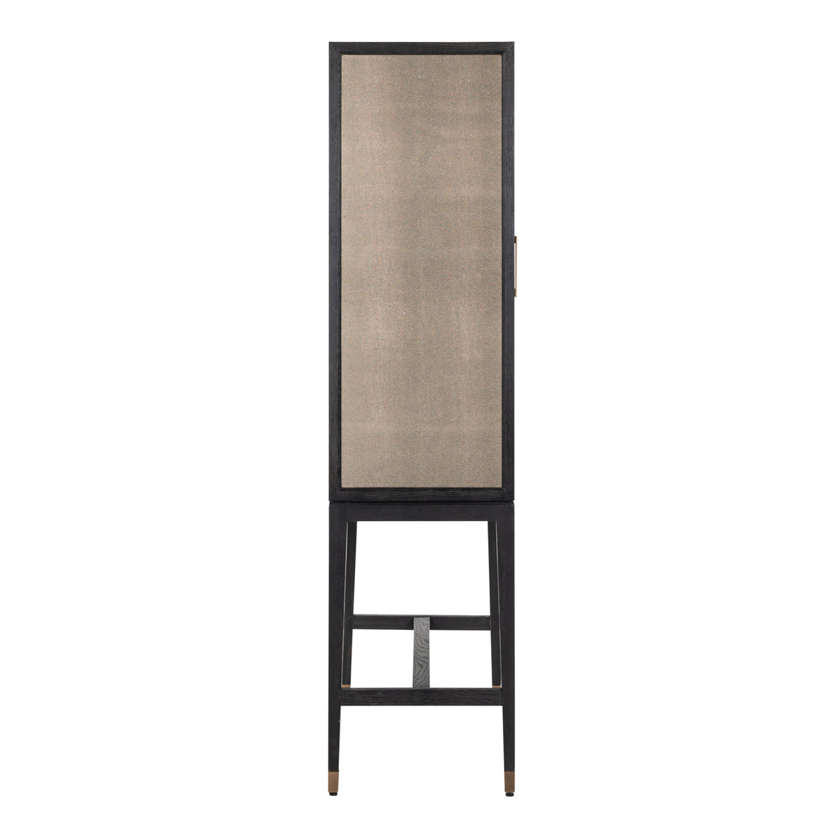 Armoire de rangement Bloomville brass shagreen