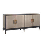 Buffet Bloomville brass shagreen