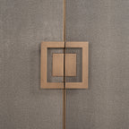 Buffet Bloomville brass shagreen