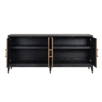 Buffet Bloomville brass shagreen