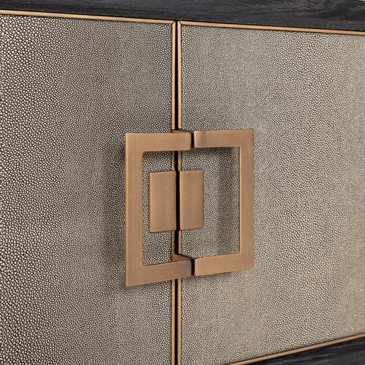 Meuble TV Bloomville brass shagreen