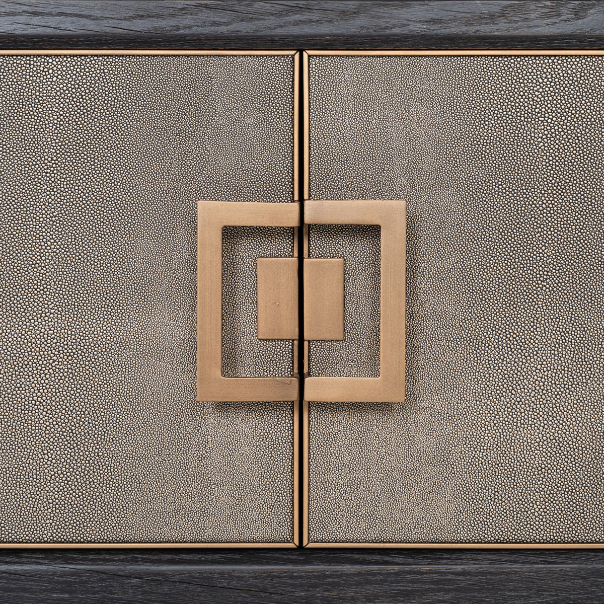 Meuble TV Bloomville brass shagreen