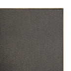 Table à manger Bloomville brass shagreen incl. glass top 230