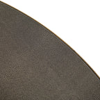 Table à manger Bloomville brass shagreen incl. glass top 140Ø