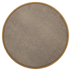 Table d'appoint Bloomville brass shagreen incl. glass (Set of 2)