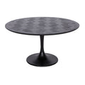 Table à manger Blax black 140Ø