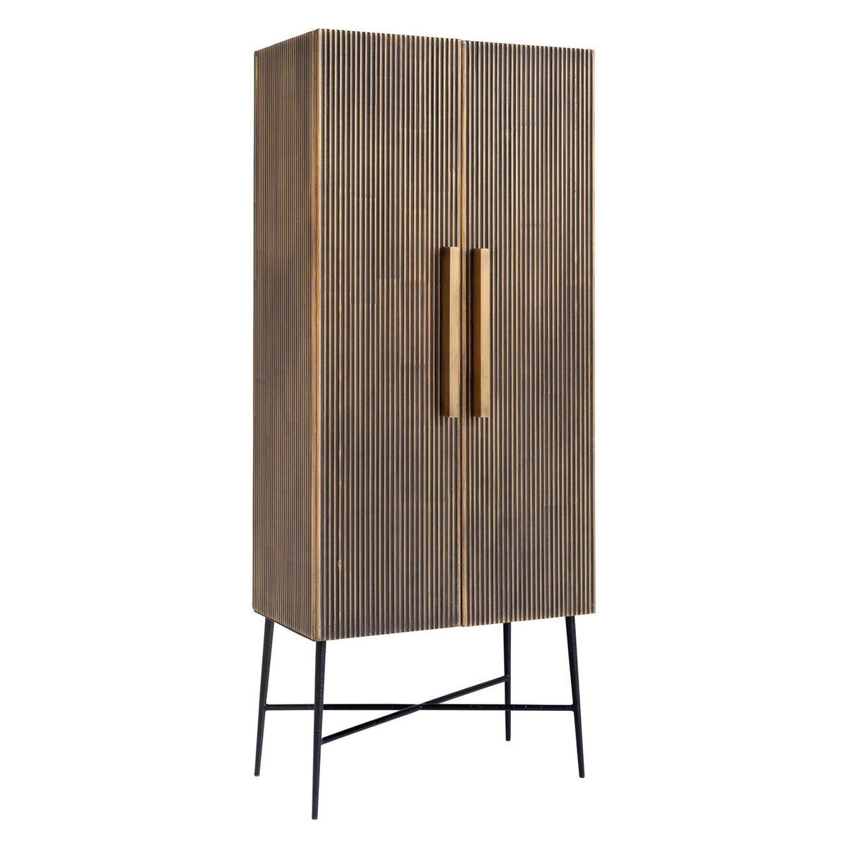 Armoire de rangement Ironville gold
