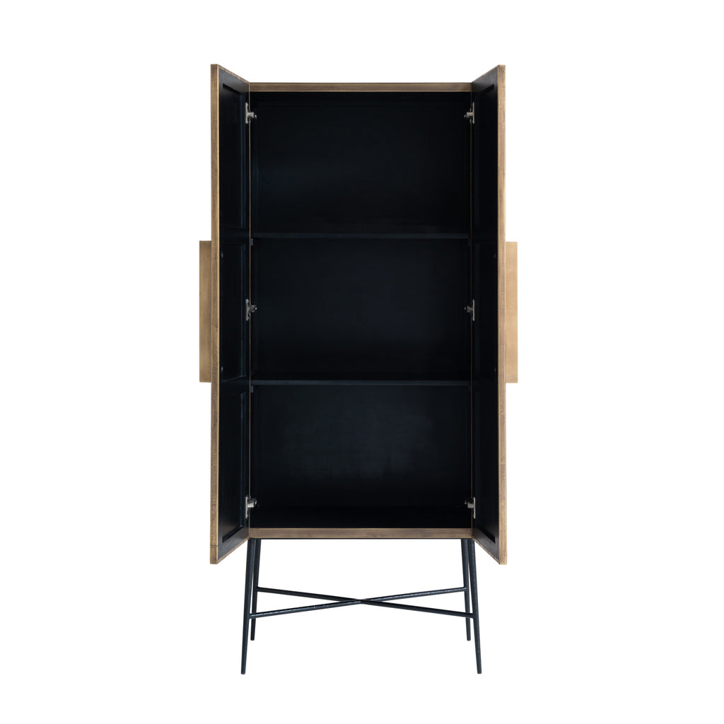 Armoire de rangement Ironville gold