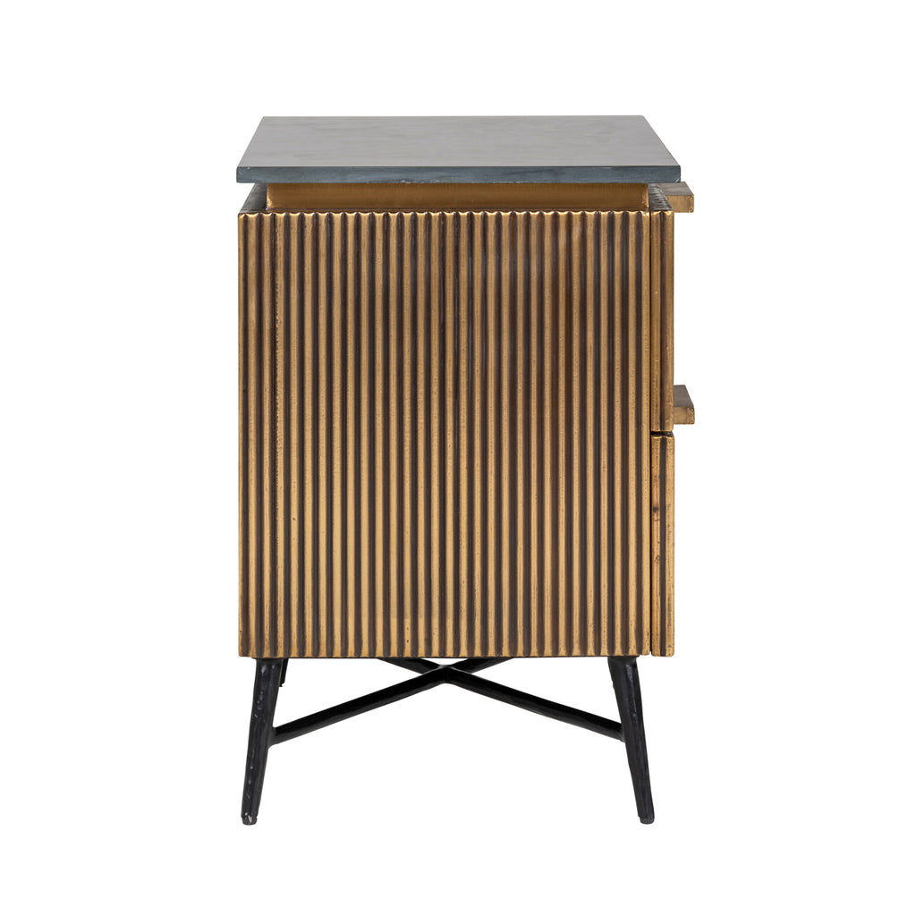 Table de chevet Ironville gold