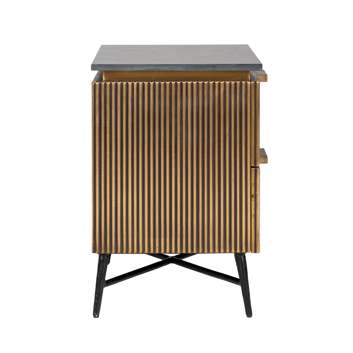 Table de chevet Ironville gold