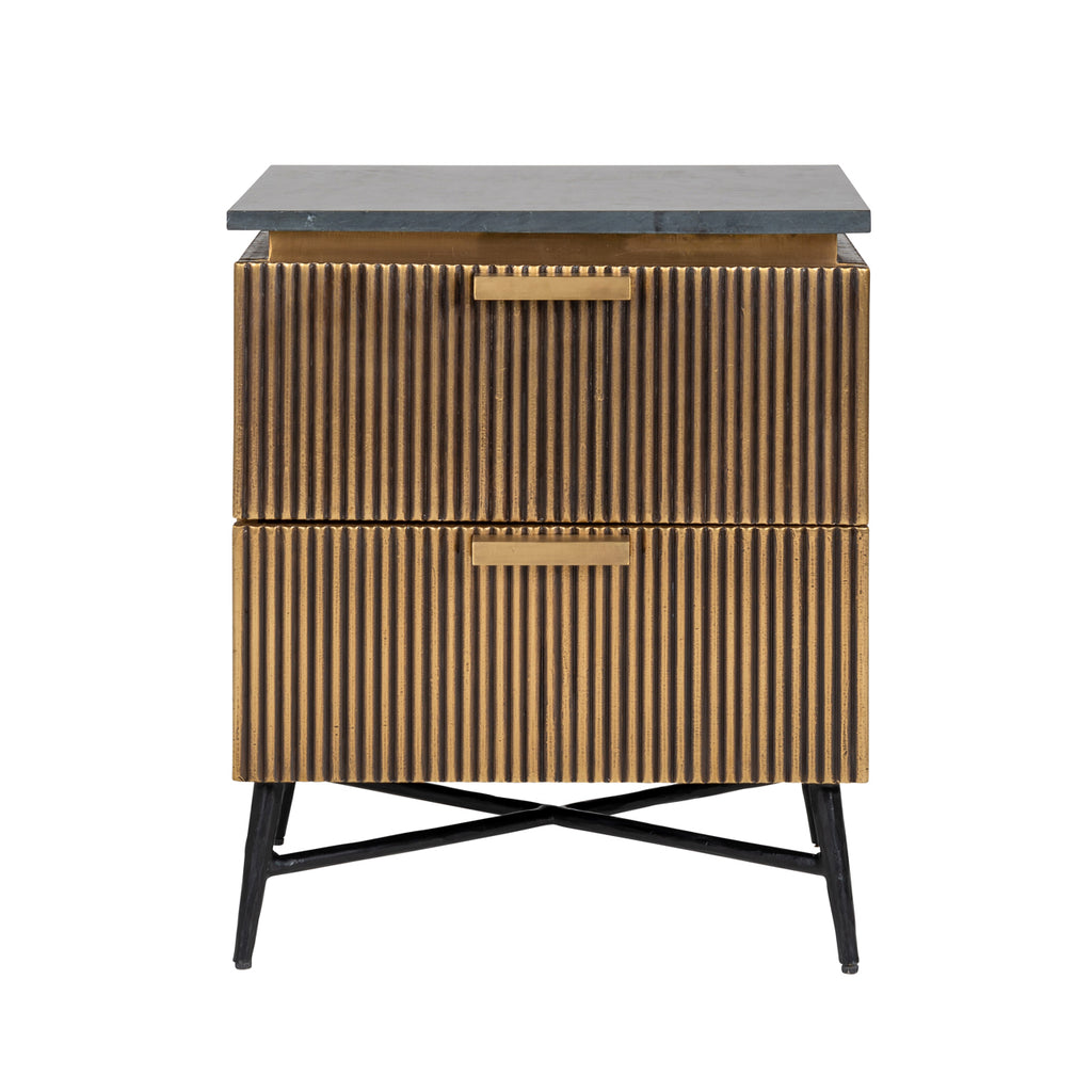 Table de chevet Ironville gold