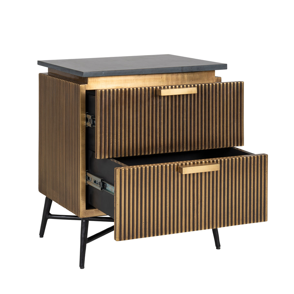 Table de chevet Ironville gold