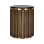 Table d'appoint Ironville gold 50Ø