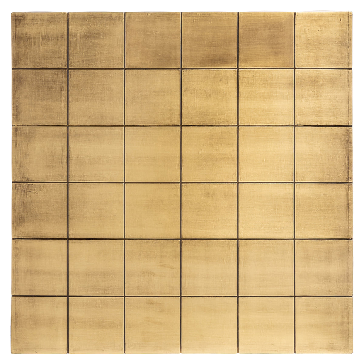 Table basse Collada brushed gold incl. glass top