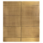 Table de chevet Collada brushed gold