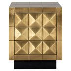 Table de chevet Collada brushed gold