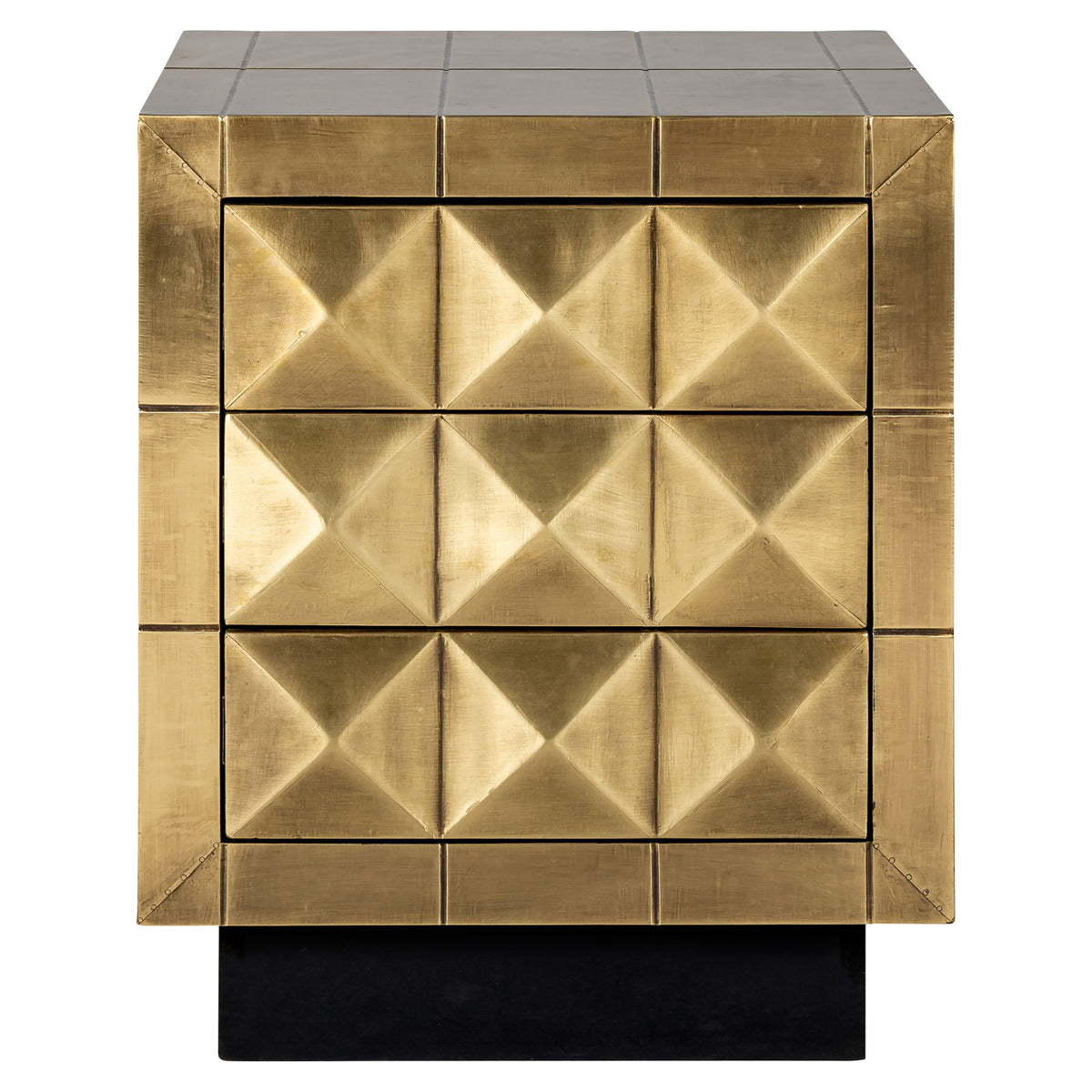 Table de chevet Collada brushed gold