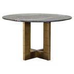 Table à manger Collada black/gold 130Ø