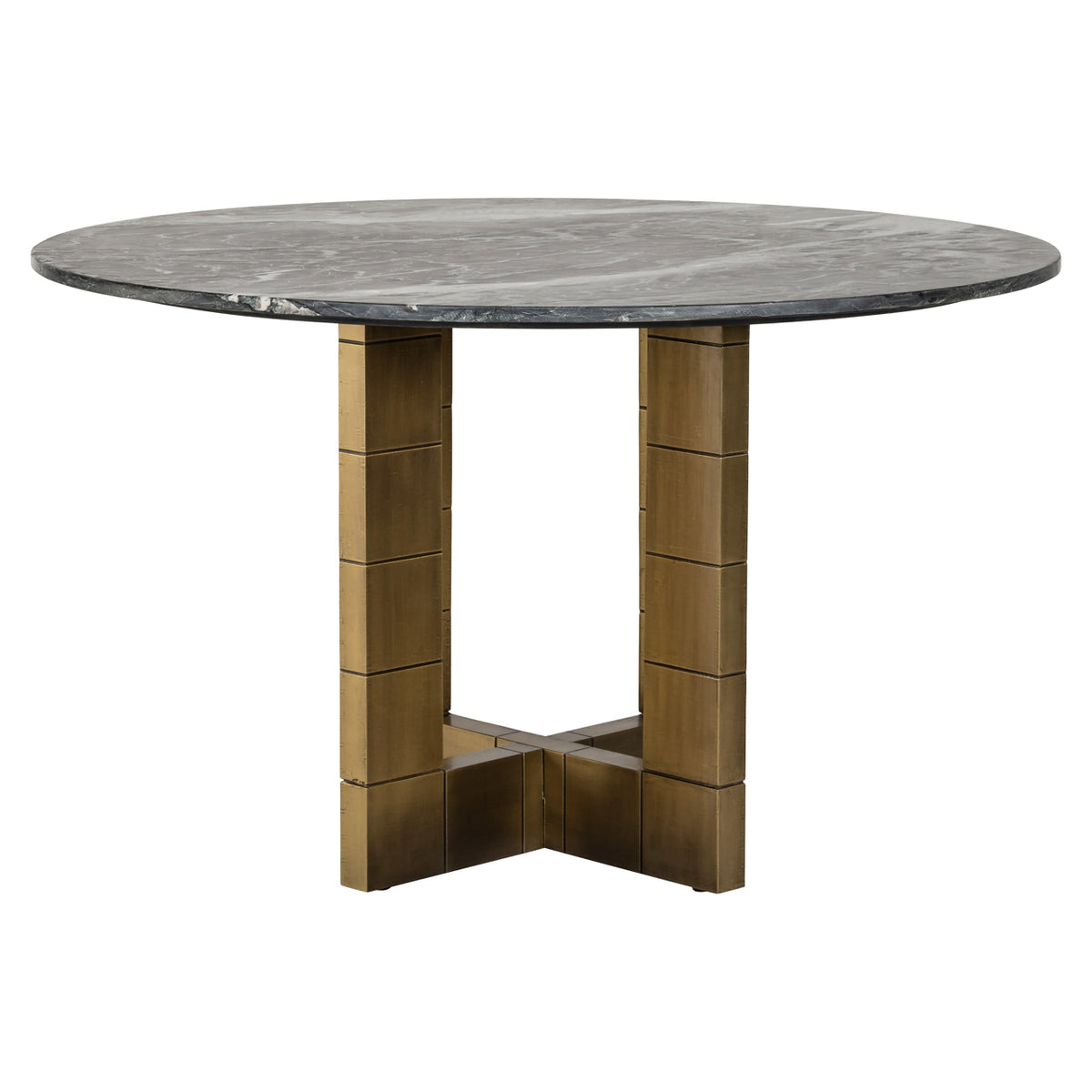 Table à manger Collada black/gold 130Ø