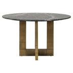 Table à manger Collada black/gold 130Ø