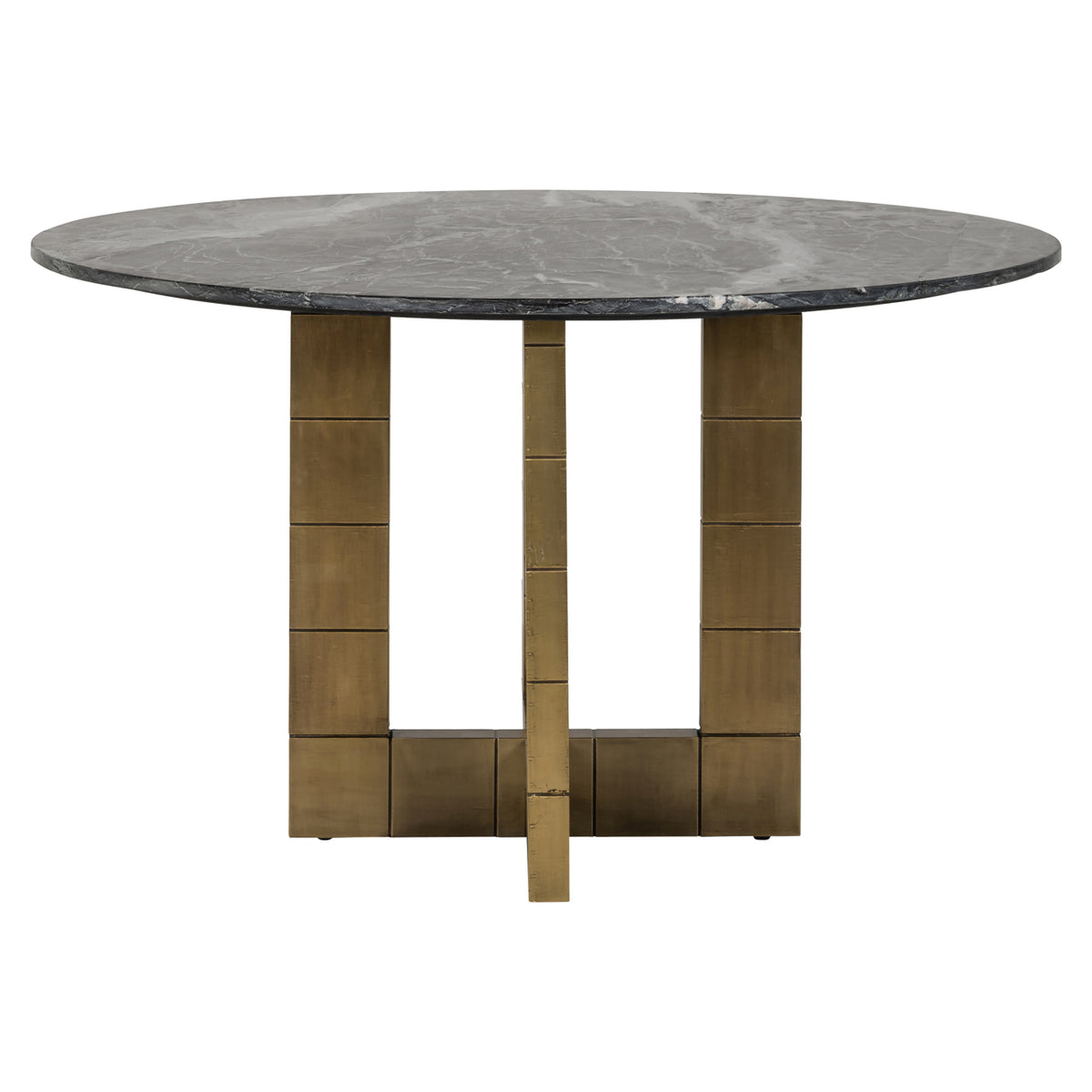Table à manger Collada black/gold 130Ø