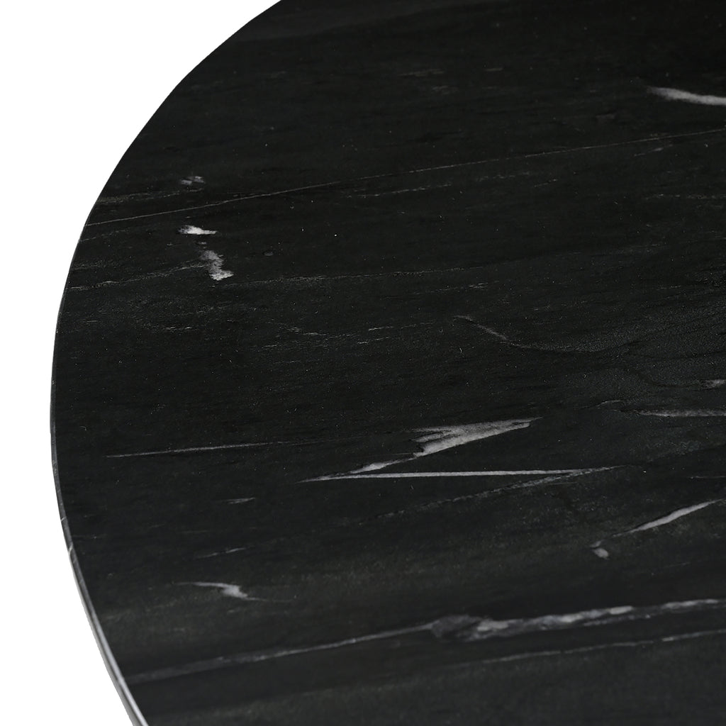 Table à manger Collada black/gold 130Ø