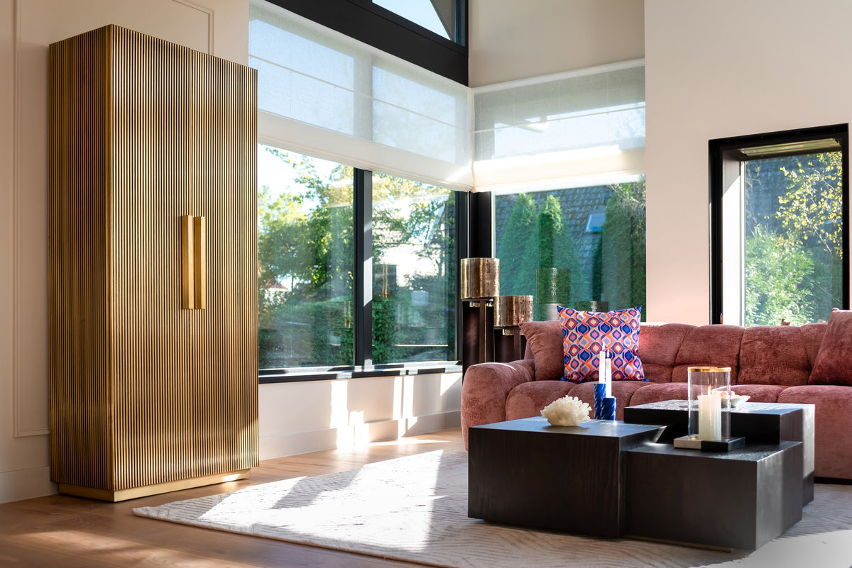Armoire de rangement Ironville gold