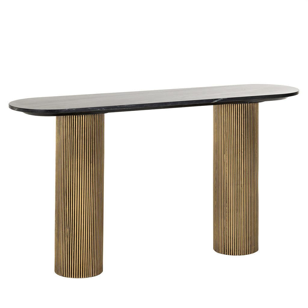 Console Dayton black/gold