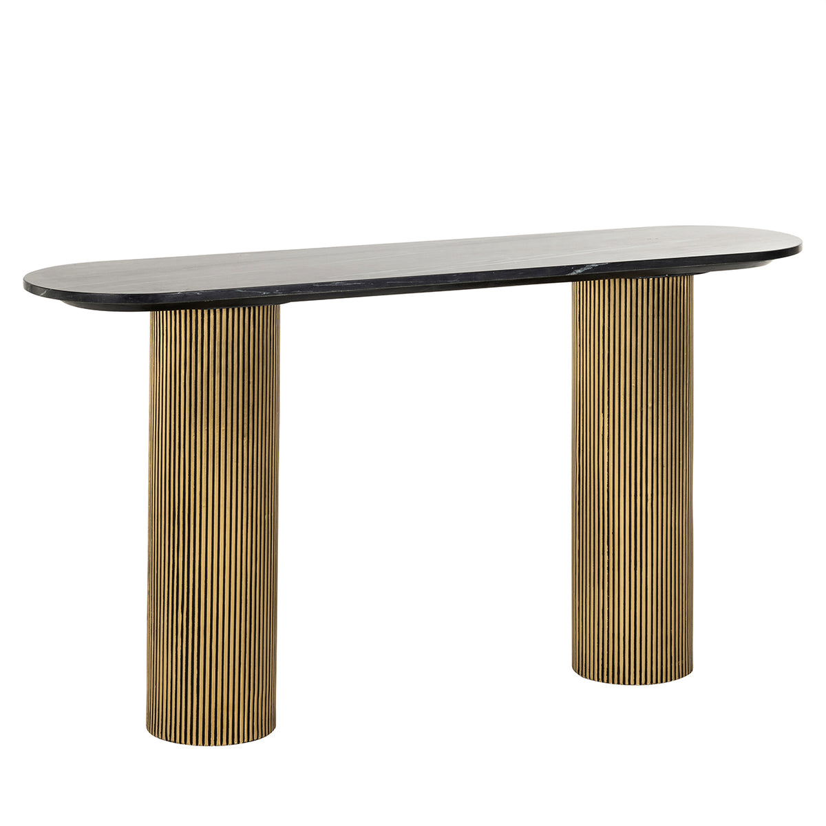 Console Dayton black/gold