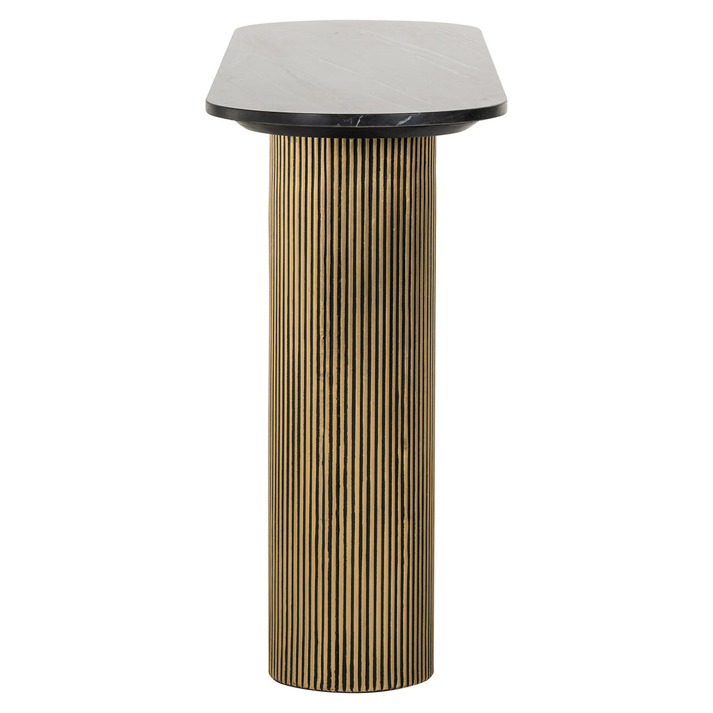 Console Dayton black/gold