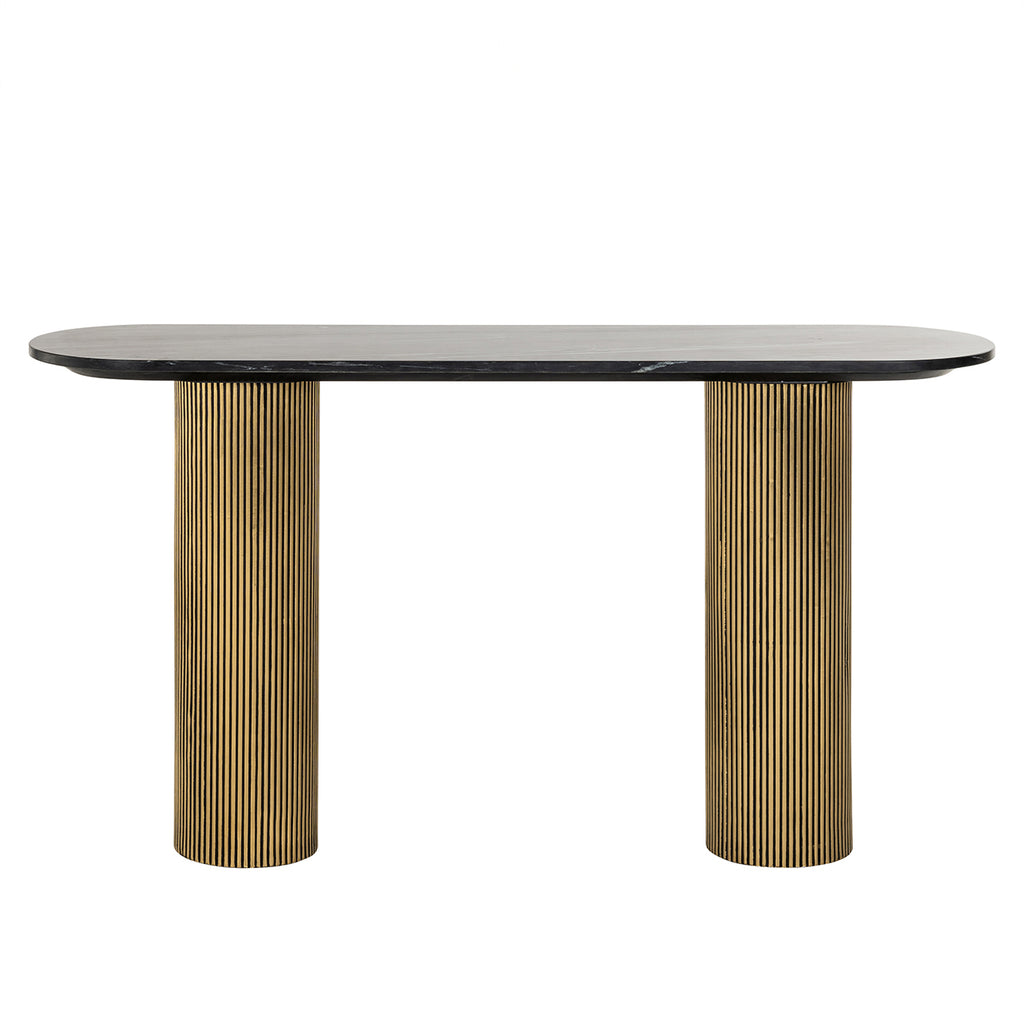 Console Dayton black/gold