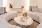 Table basse Bloomstone white 110x90